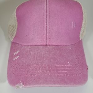 Ponytail or Messy Bun Baseball Hat